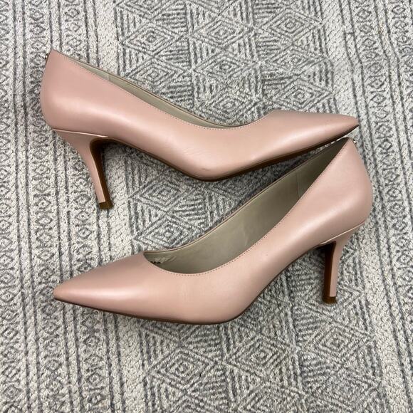 Cole Haan Go-To Park Pump W17536, Blush Pink, Leather, Pointed Toe Classic Heels - Picture 7 of 12